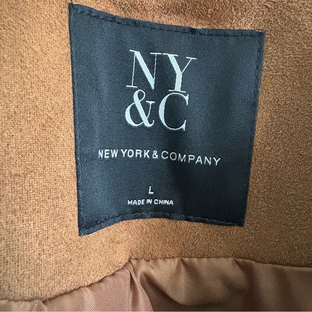 New York & Company Classic Tan Trench Coat - Picture 5 of 5